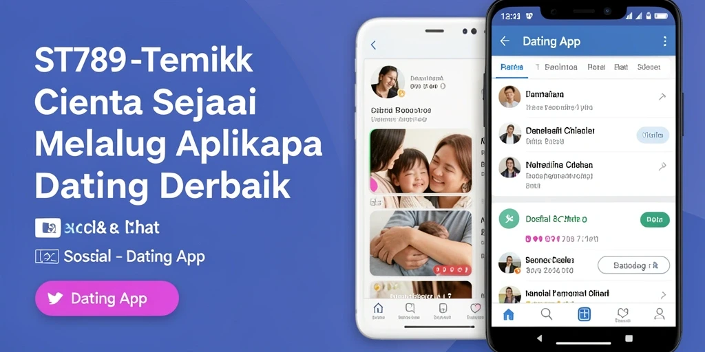 Tampilan antarmuka ST789 yang modern dan intuitif untuk pengguna dating.